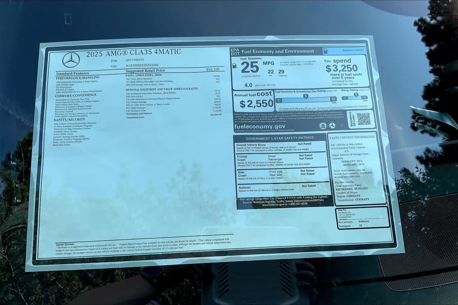 Certified 2025 Mercedes-Benz CLA 35 AMG 4MATIC image 26