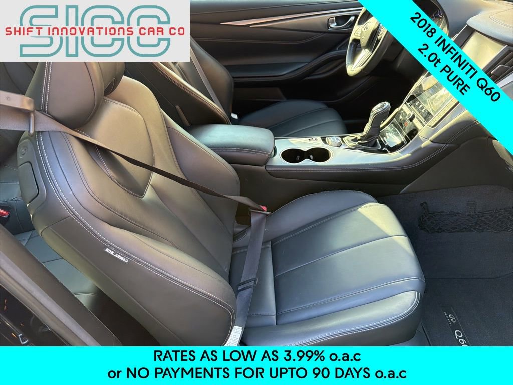 Used 2018 INFINITI Q60 2.0t w/ Moonroof Package RWD image 14