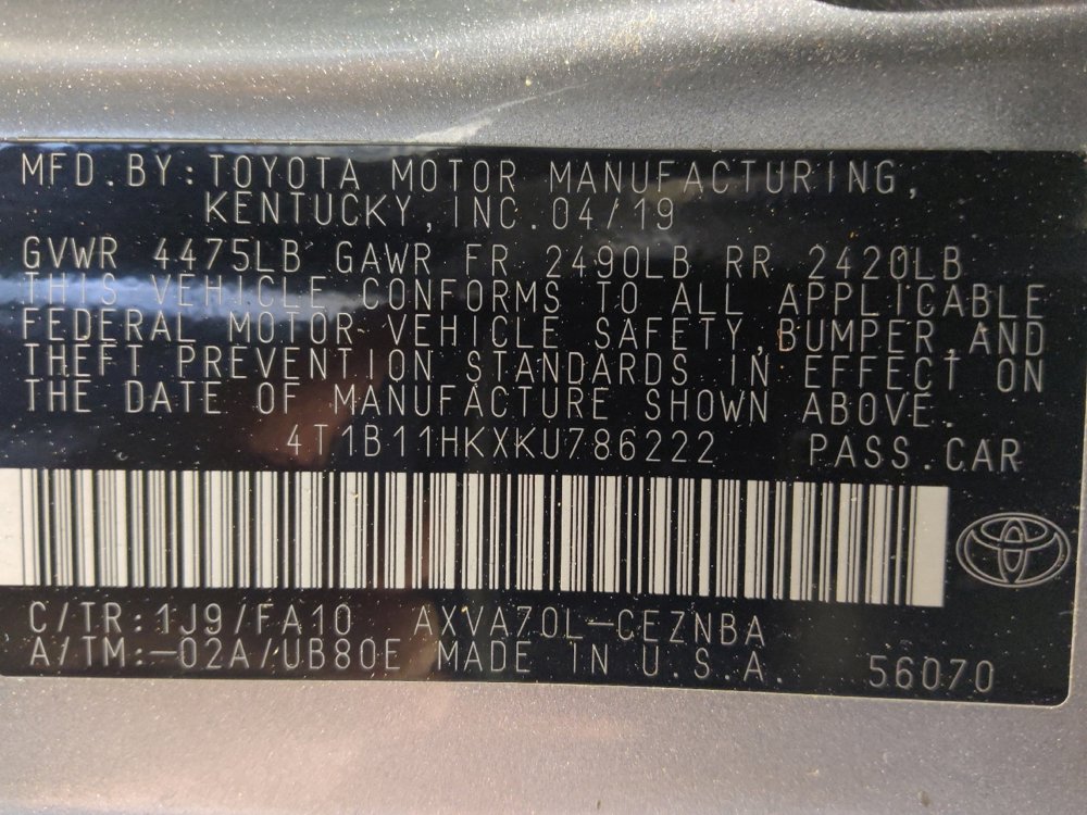 Used 2019 Toyota Camry LE image 33