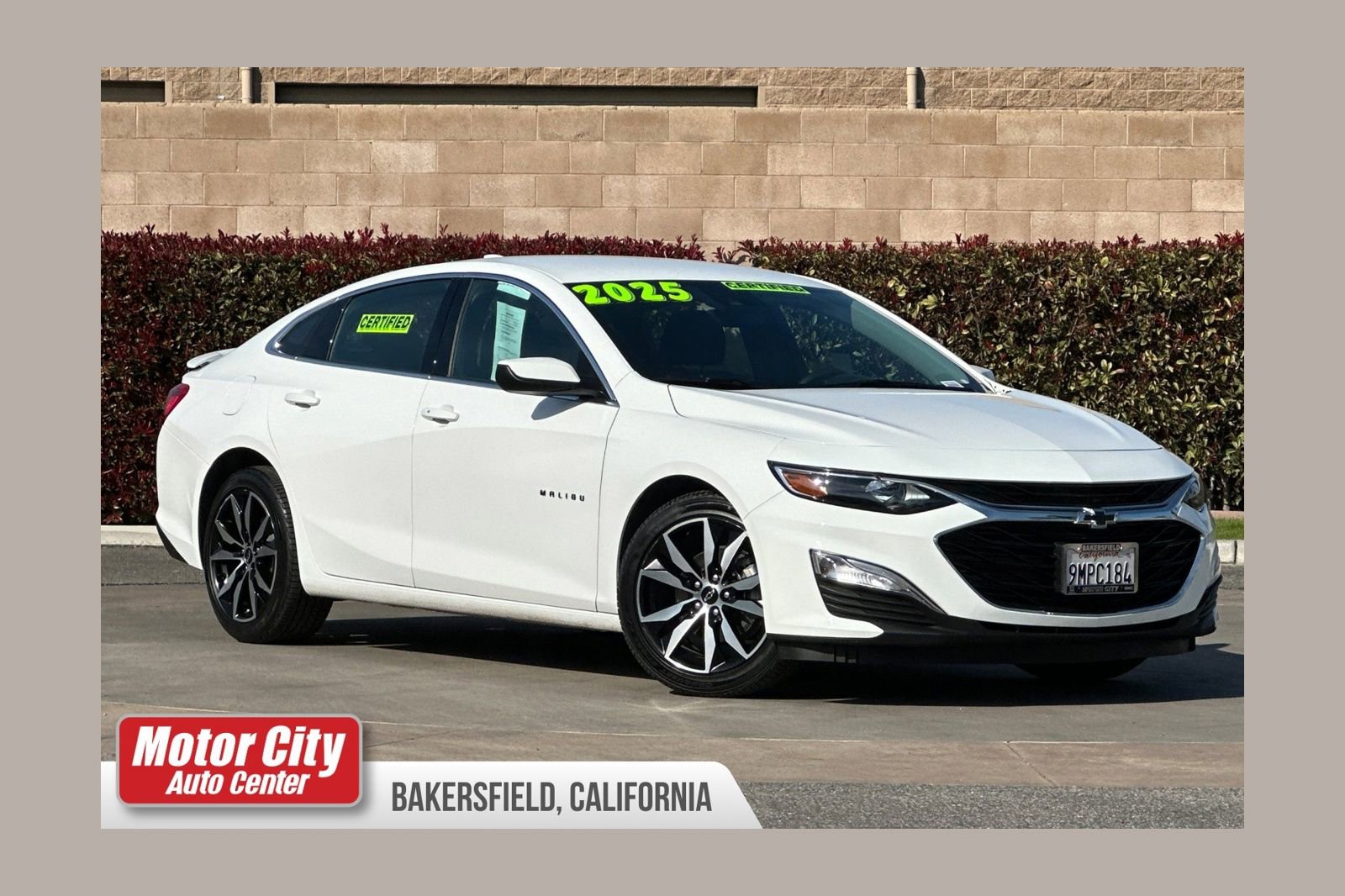 Certified 2025 Chevrolet Malibu RS image 1