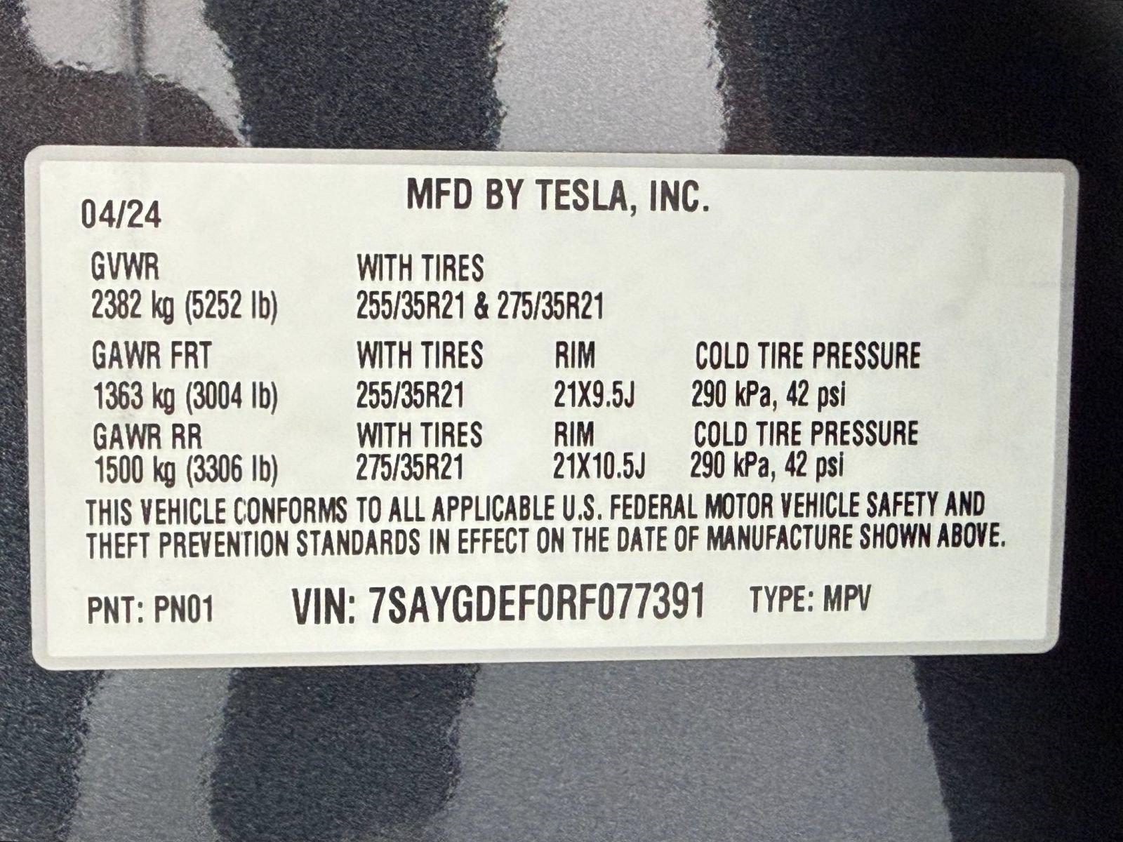 Used 2024 Tesla Model Y Performance AWD/4WD image 15