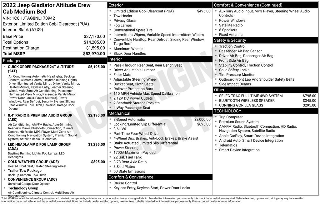 Used 2022 Jeep Gladiator Sport image 12