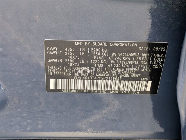 Certified 2023 Subaru Outback Touring image 37