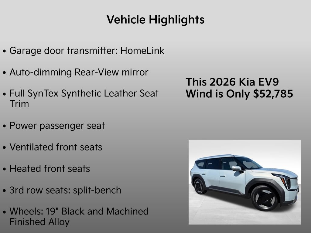 New 2026 Kia EV9 Wind AWD/4WD image 37