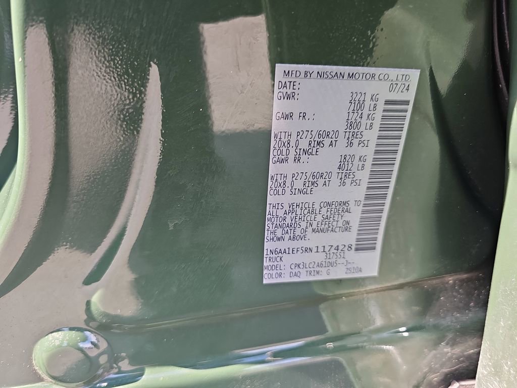 Used 2024 Nissan Titan SV w/ SV Bronze Edition Package image 36