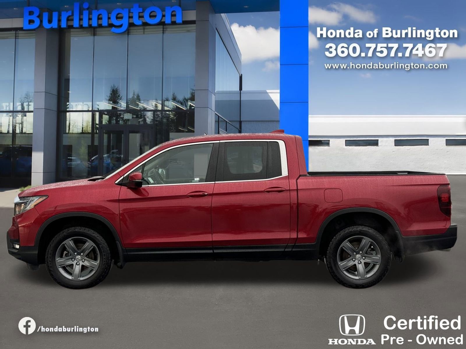 Certified 2022 Honda Ridgeline RTL image 3