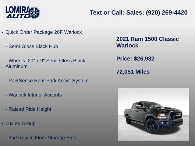 Used 2021 RAM 1500 Warlock AWD/4WD image 21