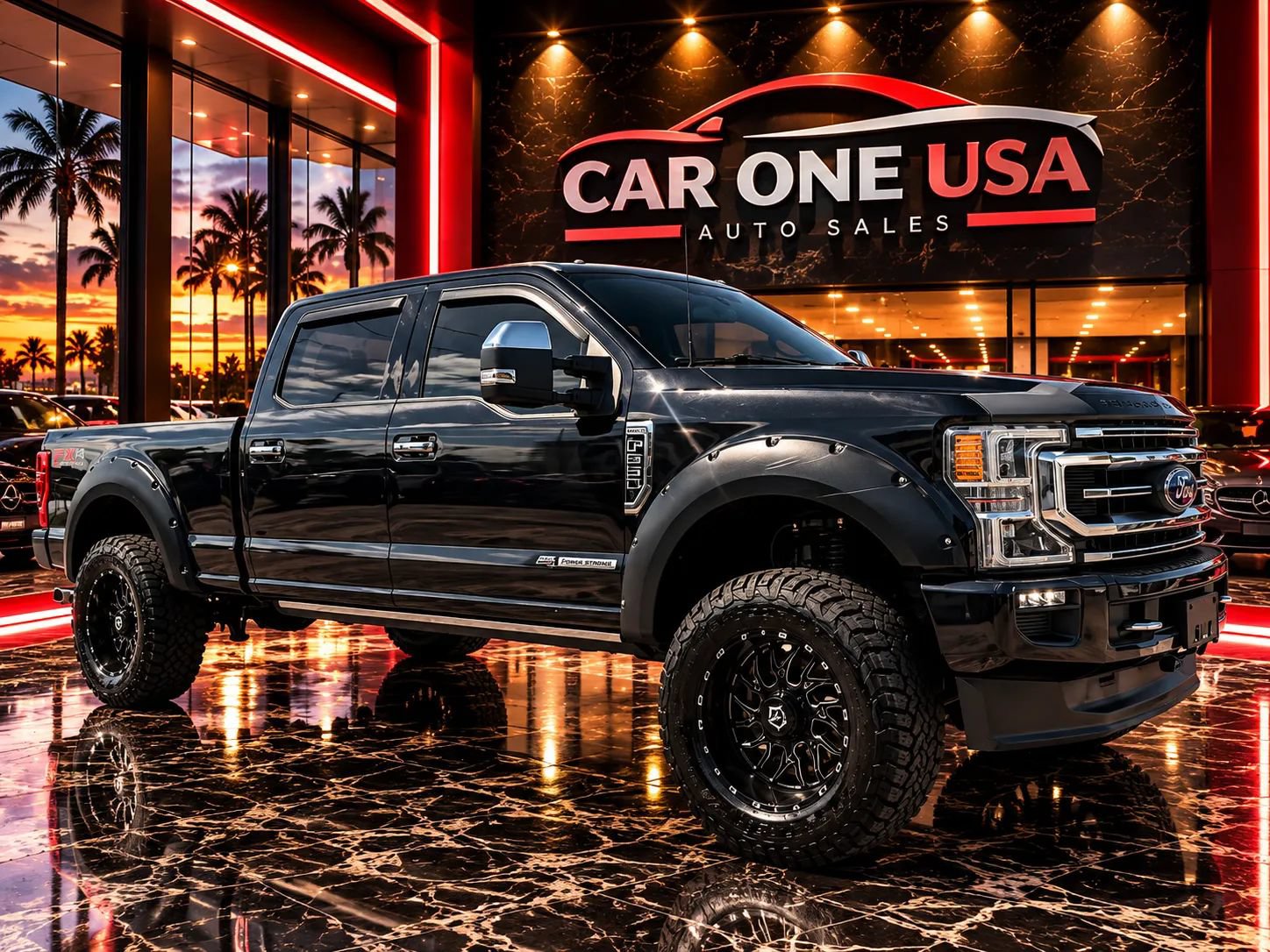 Used 2020 Ford F250 Platinum w/ FX4 Off-Road Package AWD/4WD image 1
