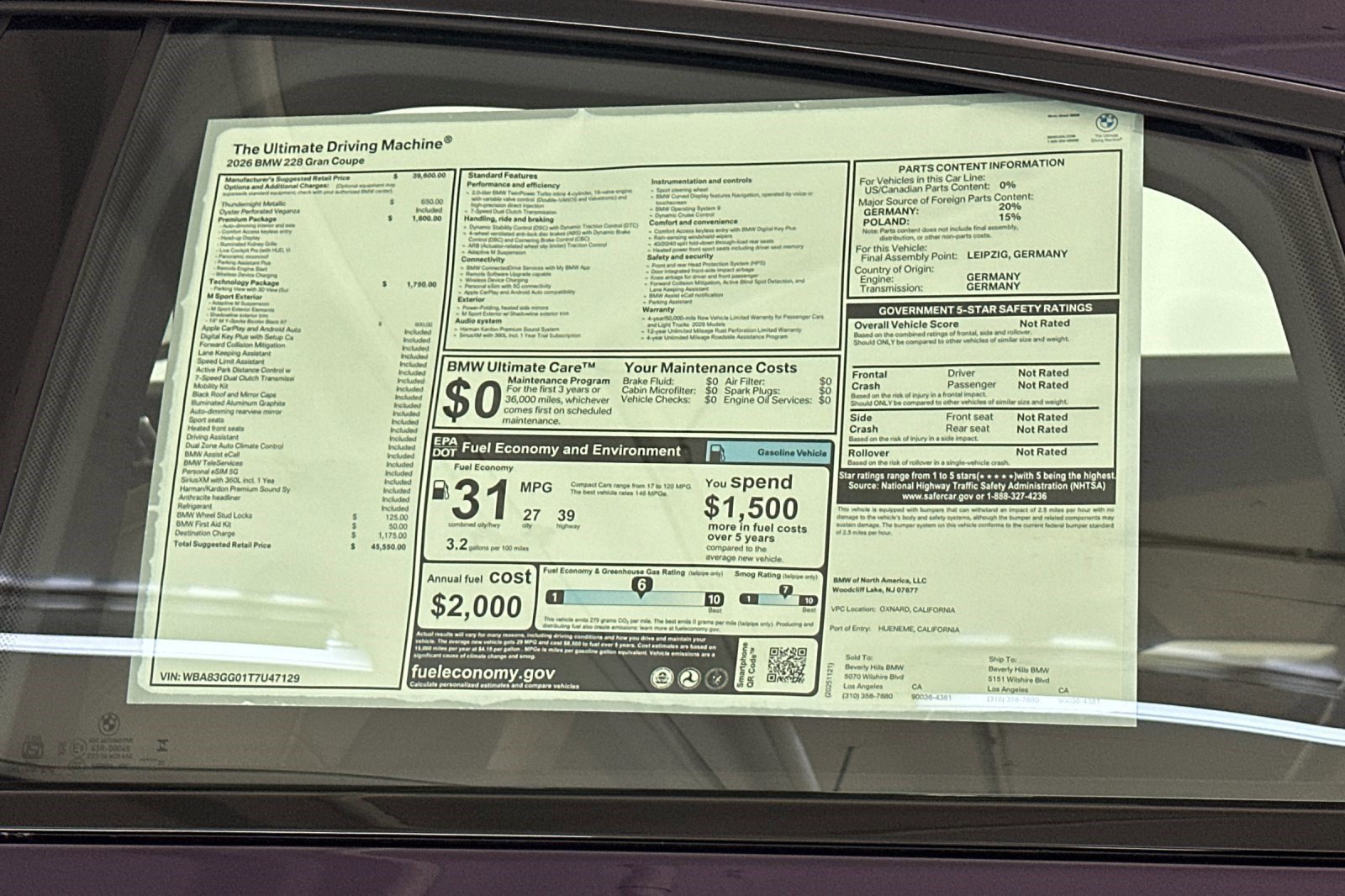 Used 2026 BMW 228i w/ Technology Package FWD image 29