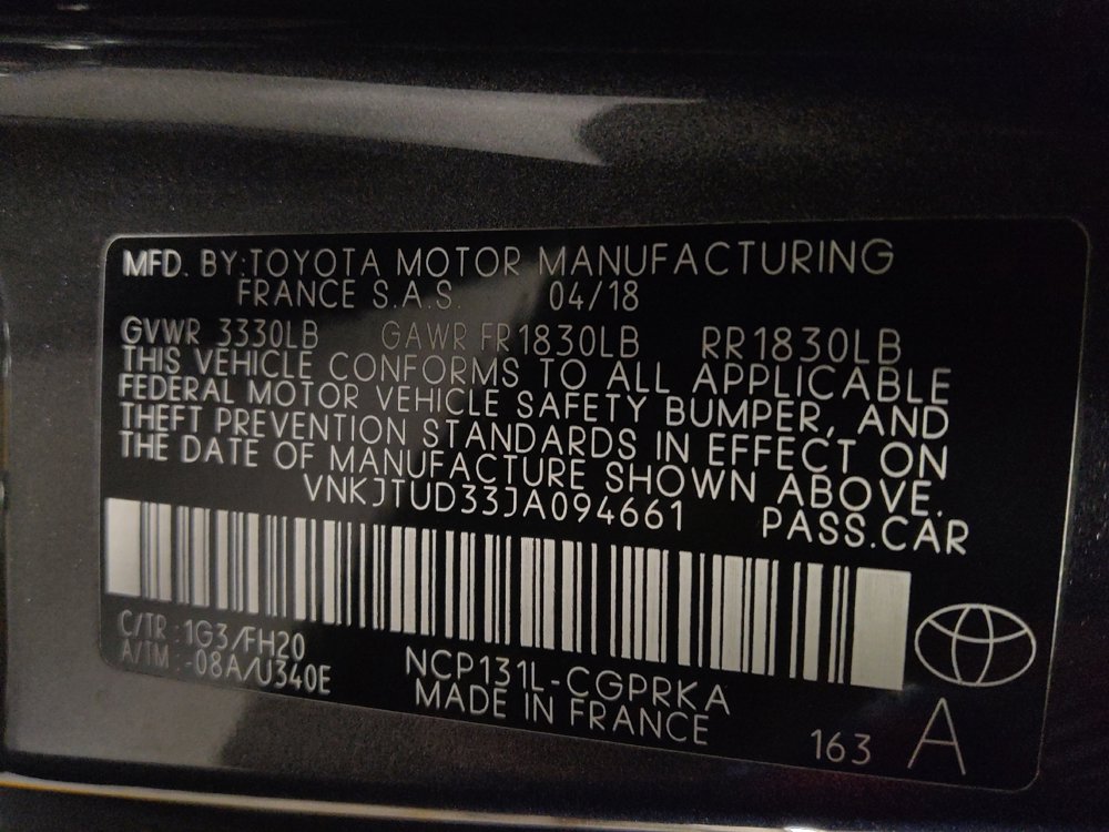 Used 2018 Toyota Yaris LE w/ Carpet Mat Package image 33