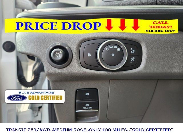 Certified 2024 Ford Transit 350 148 Medium Roof AWD w/ Upfitter Package image 12