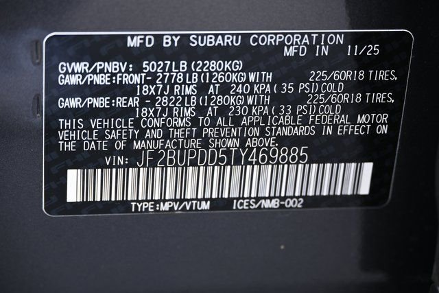 New 2026 Subaru Outback Limited image 20