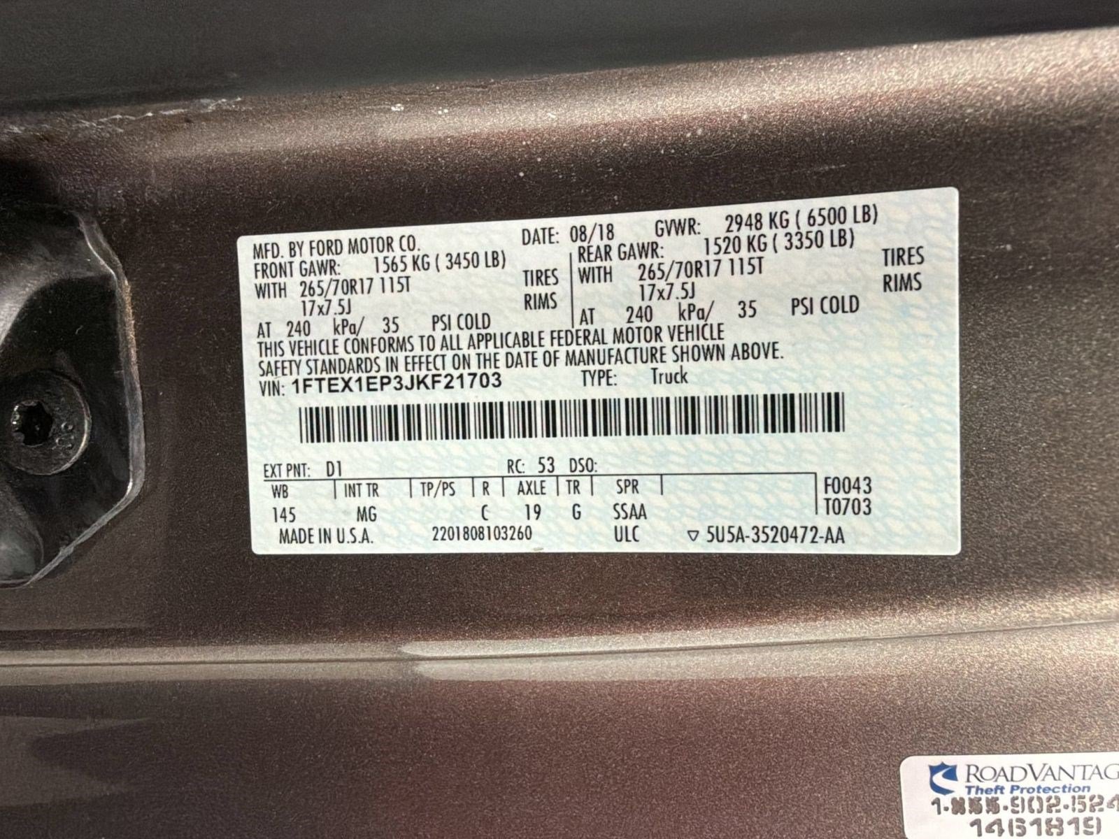 Used 2018 Ford F150 XLT w/ Equipment Group 301A Mid AWD/4WD image 21