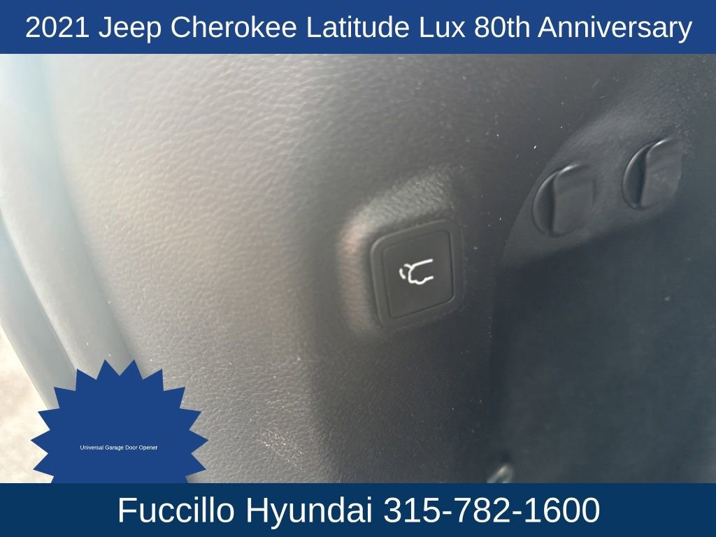 Used 2021 Jeep Cherokee Latitude Lux 80th Anniv w/ Quick Order Package 26U 80TH AWD/4WD image 10