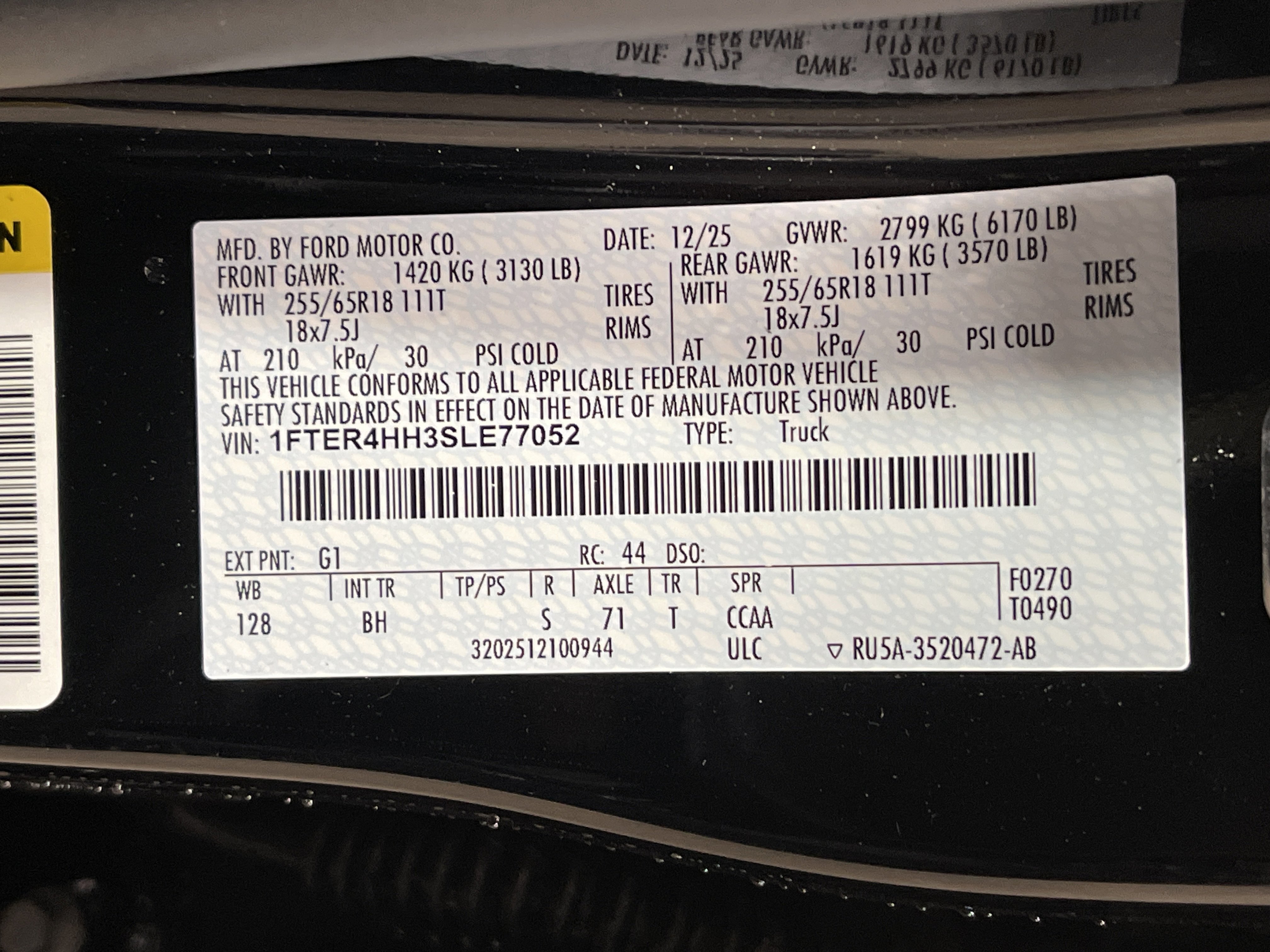 New 2025 Ford Ranger XLT w/ Black Appearance Package image 28