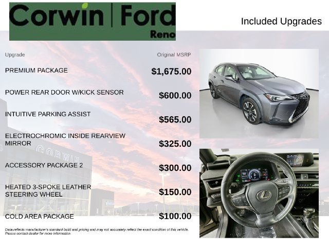 Used 2020 Lexus UX 250h w/ Premium Package AWD/4WD image 3