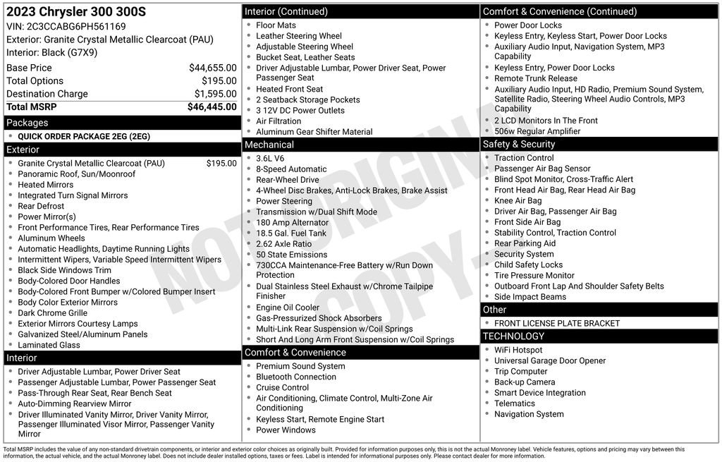 Used 2023 Chrysler 300 S image 7
