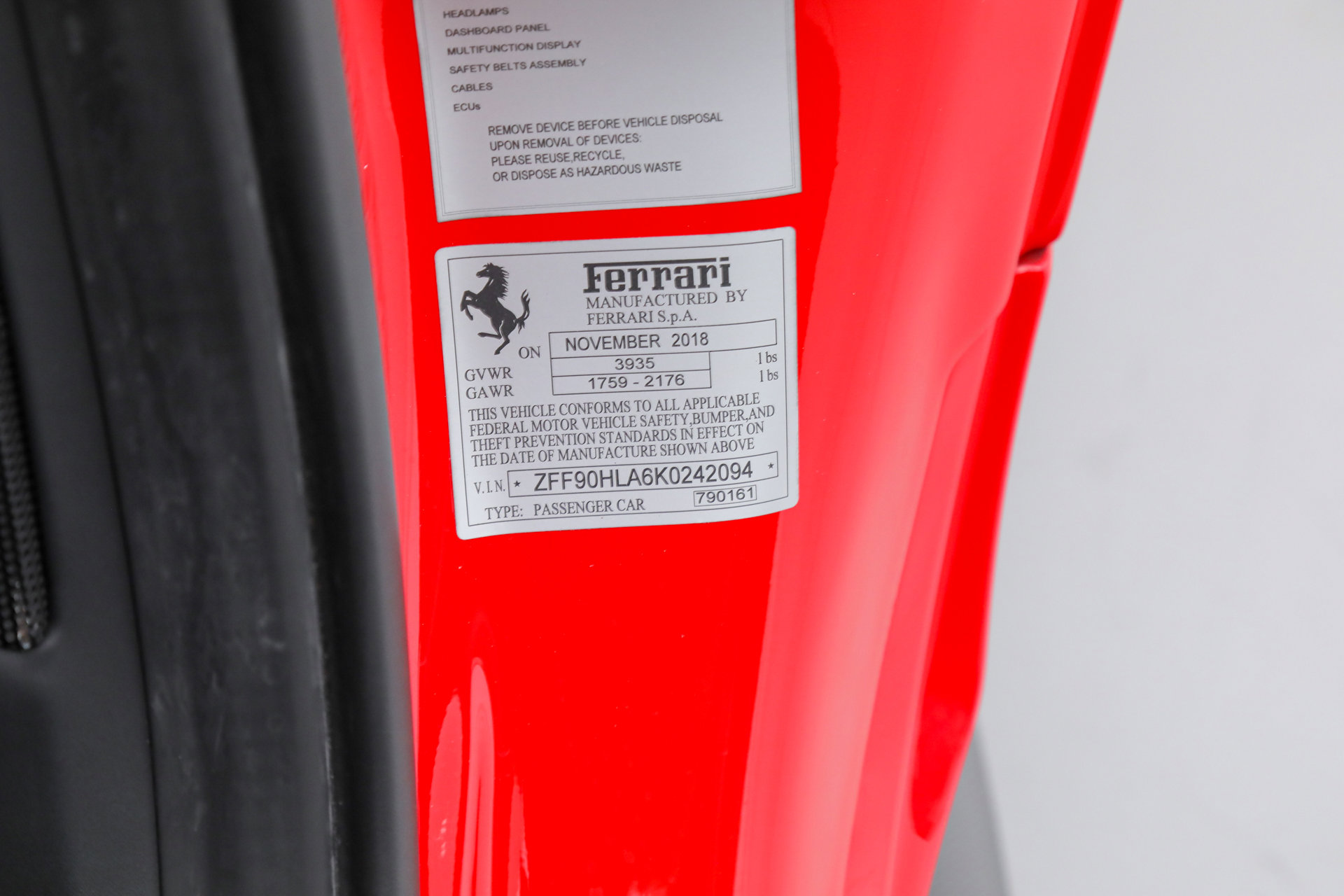 Certified 2019 Ferrari 488 Pista image 40