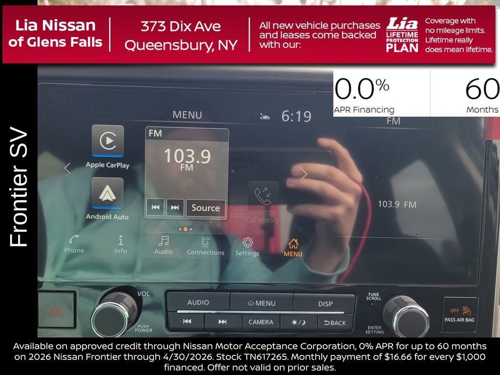 New 2026 Nissan Frontier SV w/ SV Convenience Package image 21