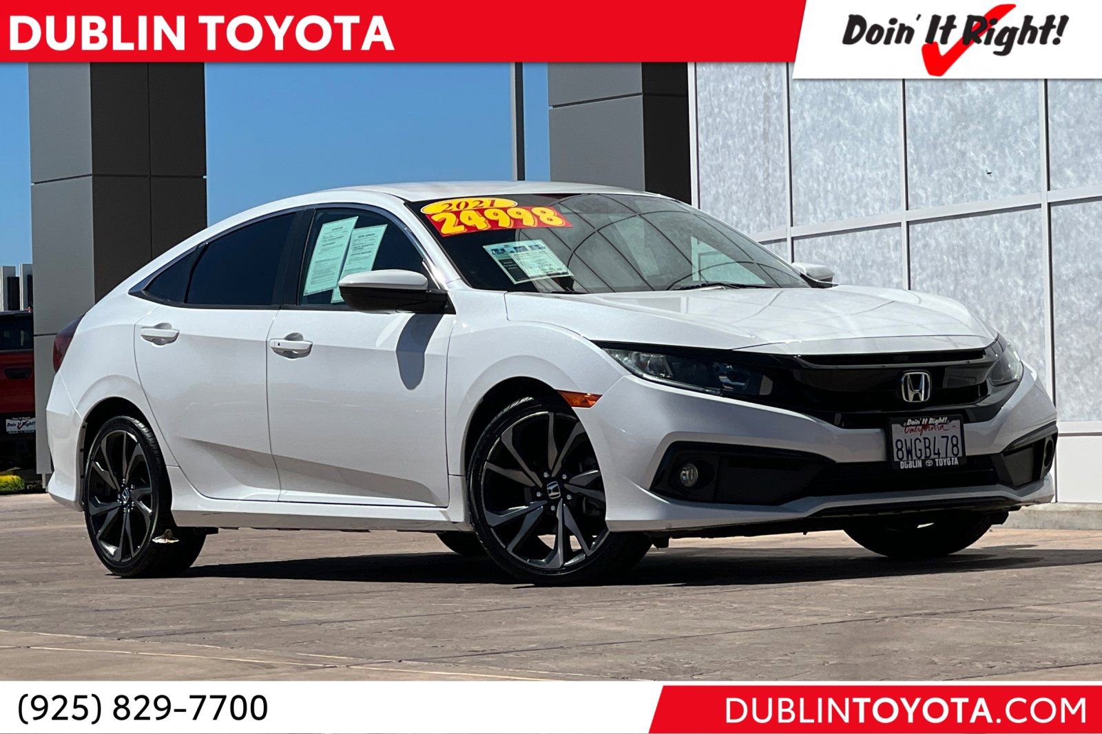 Used 2021 Honda Civic Sport