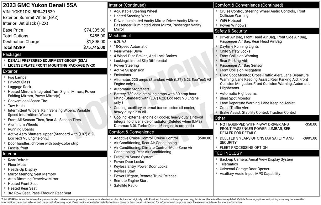 Used 2023 GMC Yukon Denali image 5