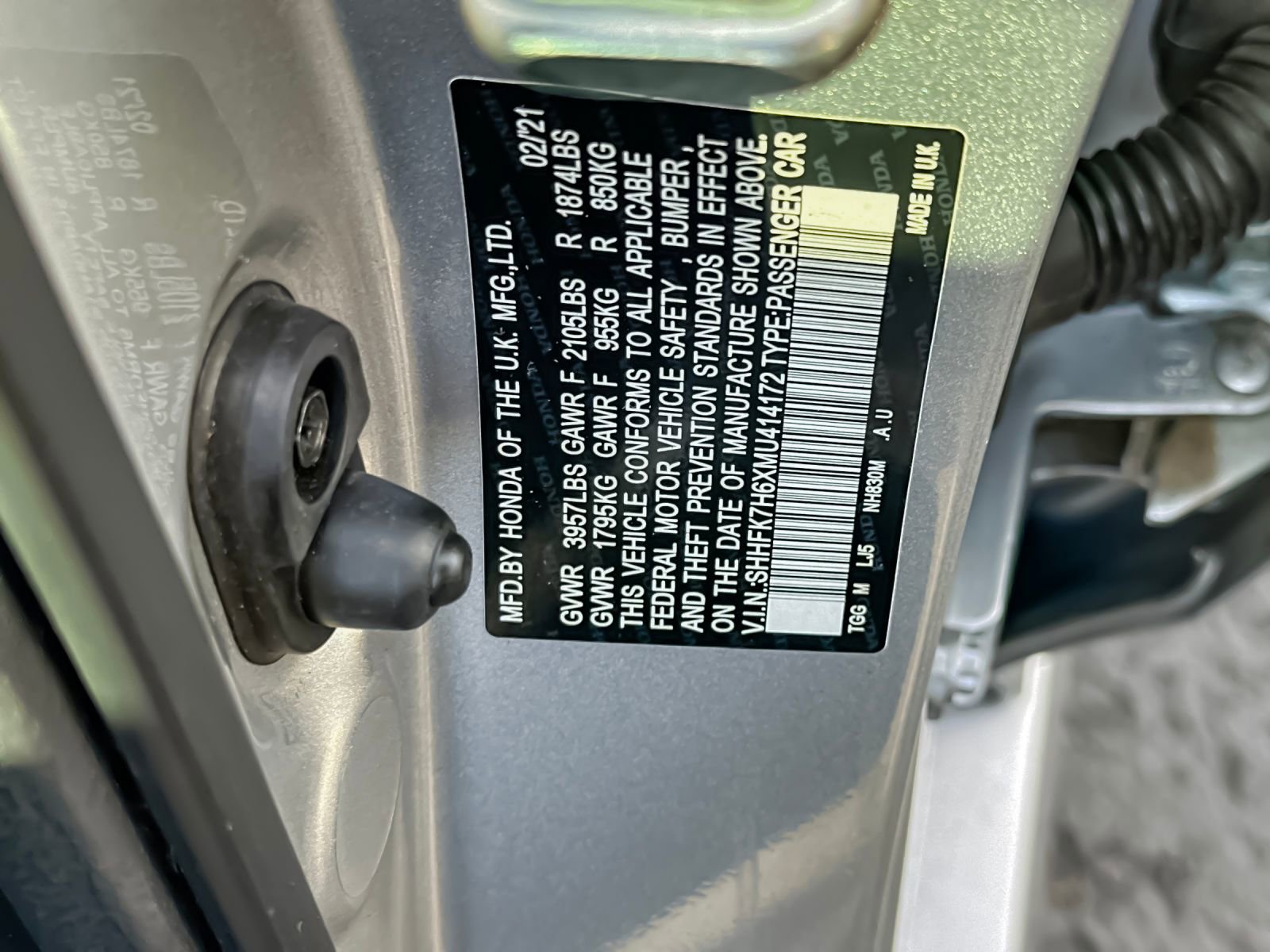 Used 2021 Honda Civic EX image 27