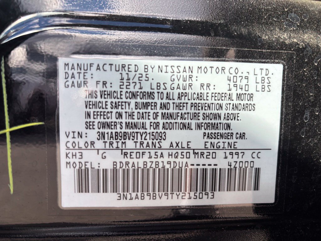 Used 2026 Nissan Sentra S w/ Floor Mat Package FWD image 9