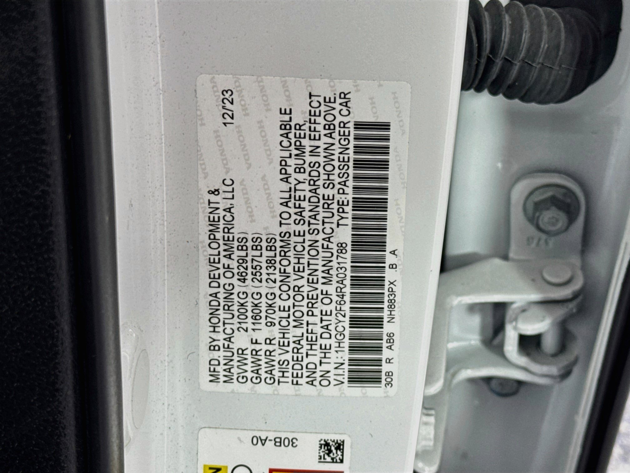 Certified 2024 Honda Accord EX-L image 32