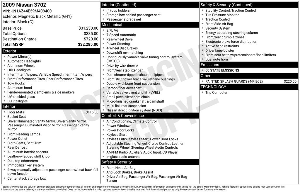 Used 2009 Nissan 370Z Coupe image 22