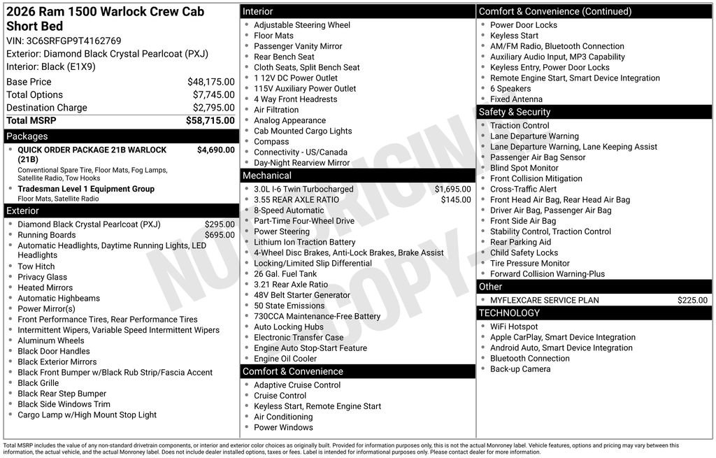 New 2026 RAM 1500 Warlock AWD/4WD image 5