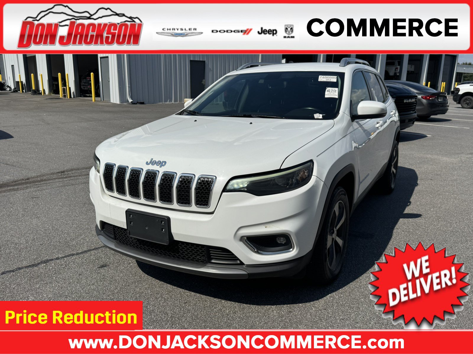 Used 2019 Jeep Cherokee Limited AWD/4WD image 1