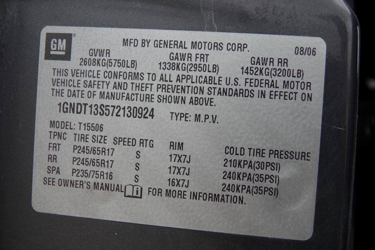 Used 2007 Chevrolet TrailBlazer LS w/ LS Preferred Equipment Group AWD/4WD image 77