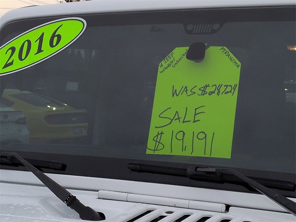 Used 2016 Jeep Wrangler Unlimited Sport w/ Quick Order Package 23S image 27