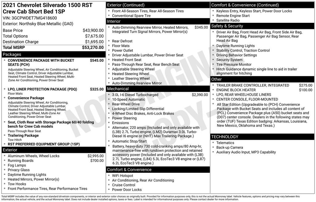 Used 2021 Chevrolet Silverado 1500 RST RWD image 6