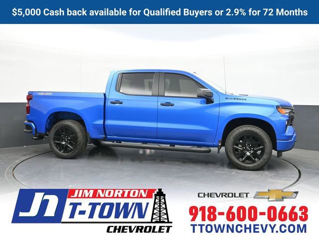 New 2026 Chevrolet Silverado 1500 Custom w/ Turbomax Blackout Package image 1