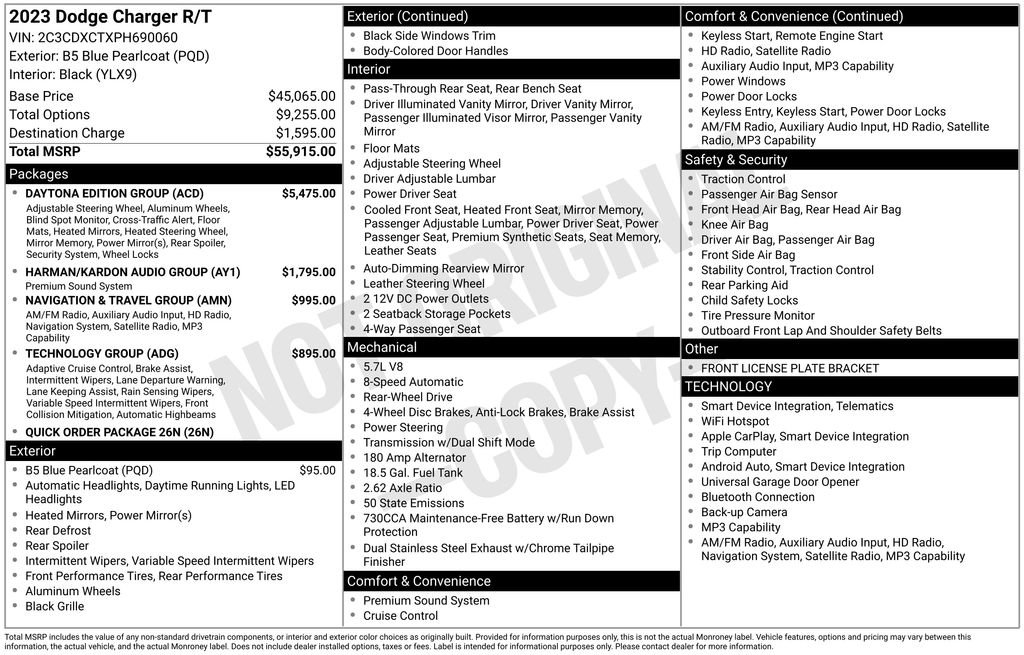 Used 2023 Dodge Charger R/T w/ Daytona Edition Group image 7