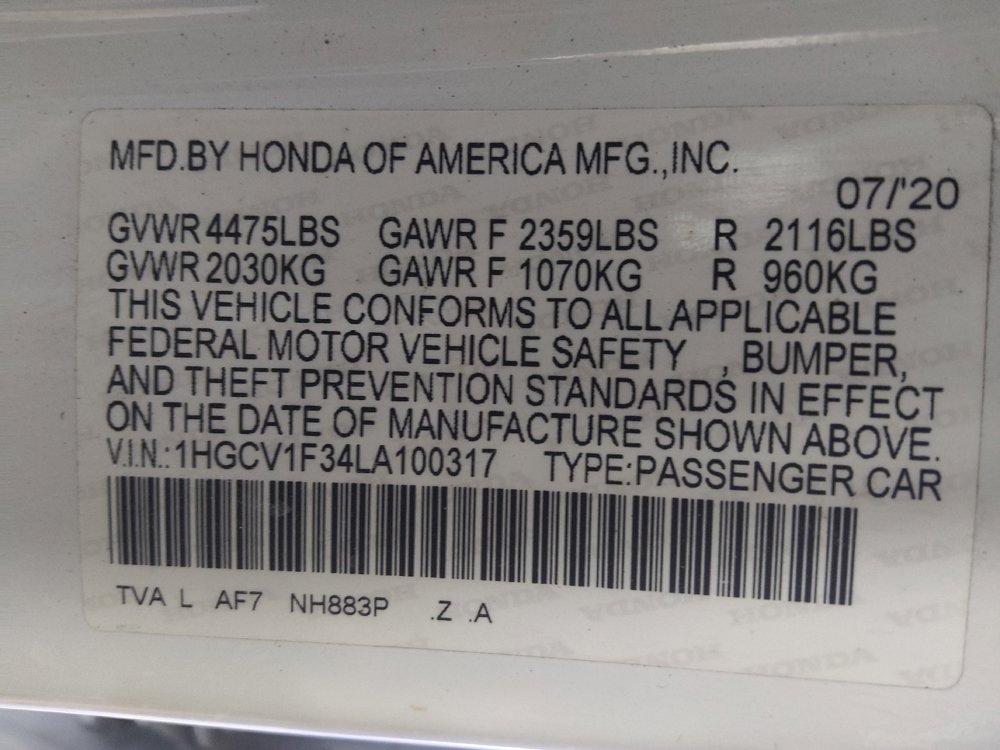 Used 2020 Honda Accord Sport image 33