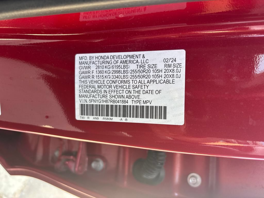 Certified 2024 Honda Pilot Elite image 32
