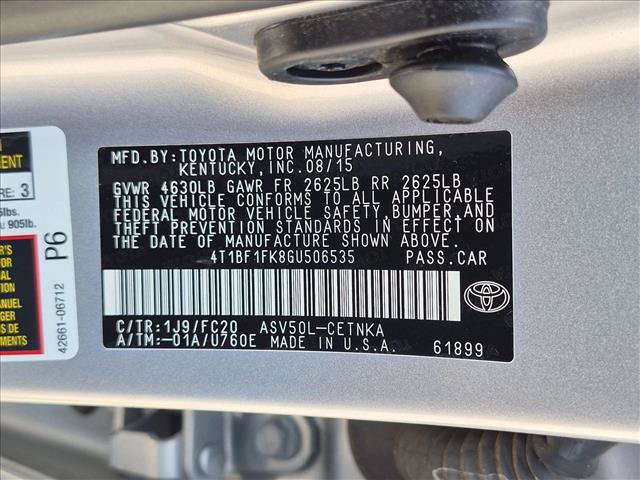 Used 2016 Toyota Camry LE FWD image 14