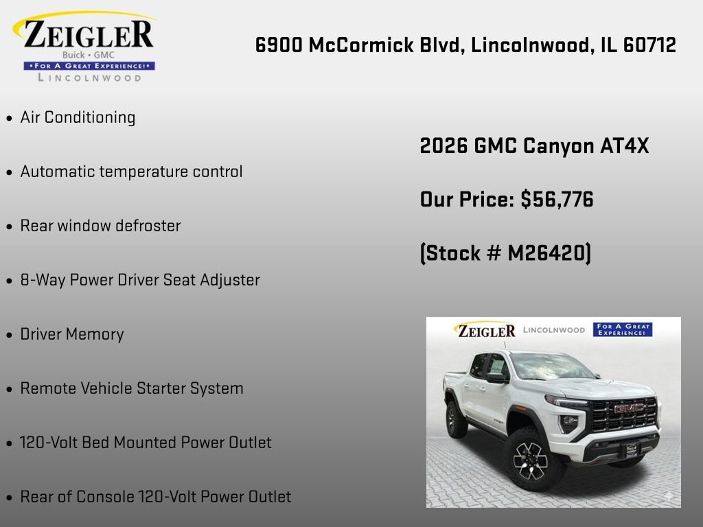 New 2026 GMC Canyon AT4X AWD/4WD image 12