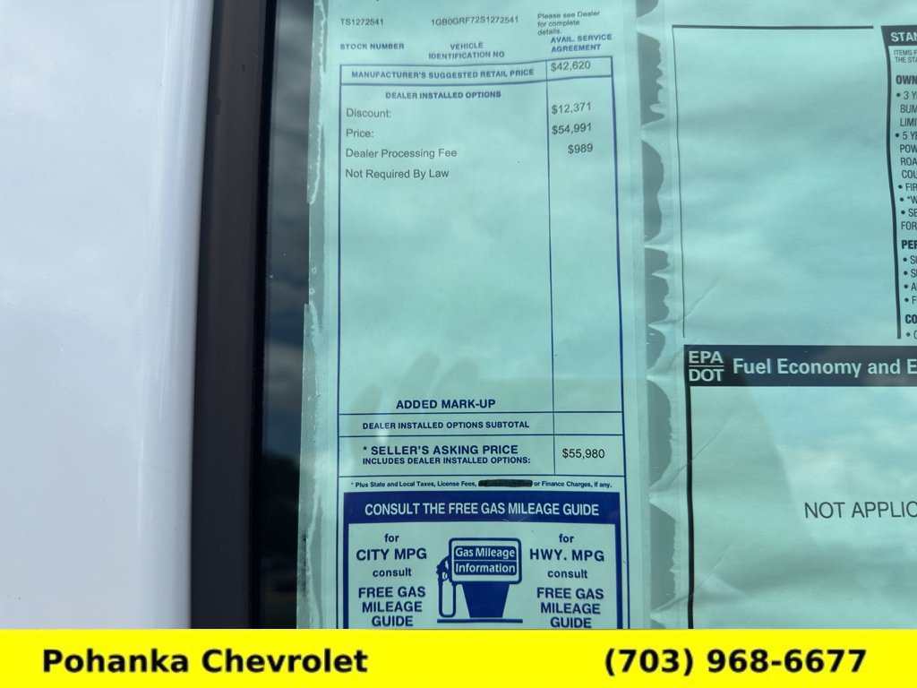 New 2025 Chevrolet Express 3500 w/ Power Convenience Package RWD image 33