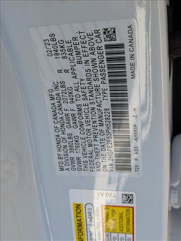 Used 2023 Honda Civic Sport image 23