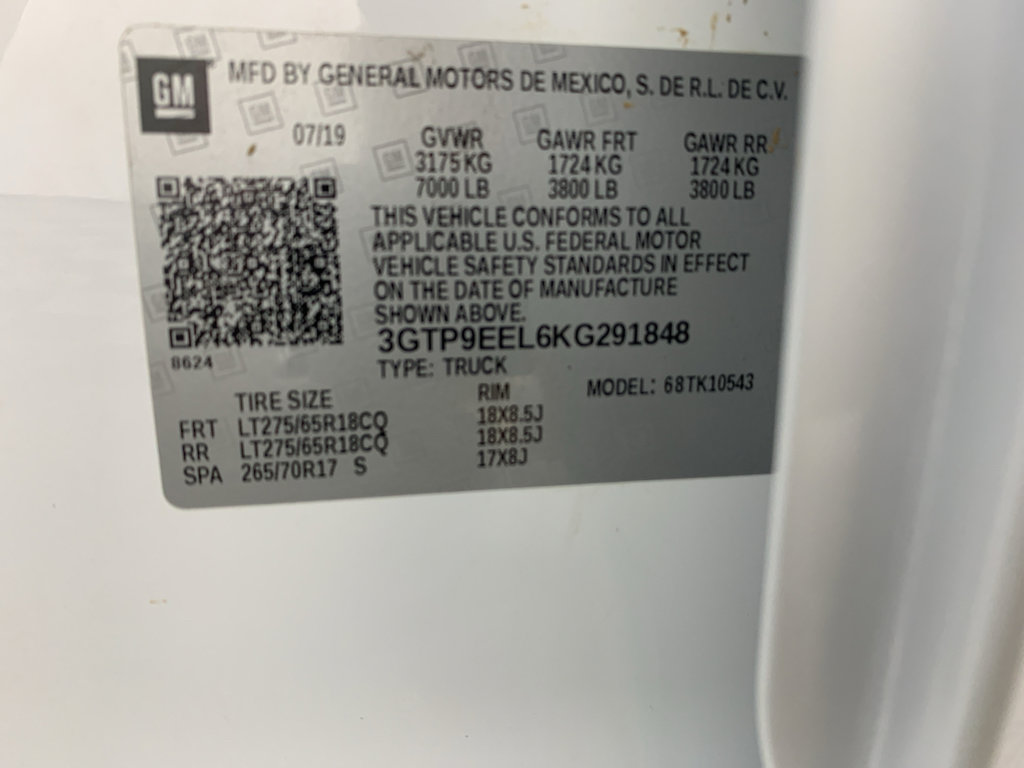 Used 2019 GMC Sierra 1500 AT4 w/ AT4 Premium Package AWD/4WD image 12