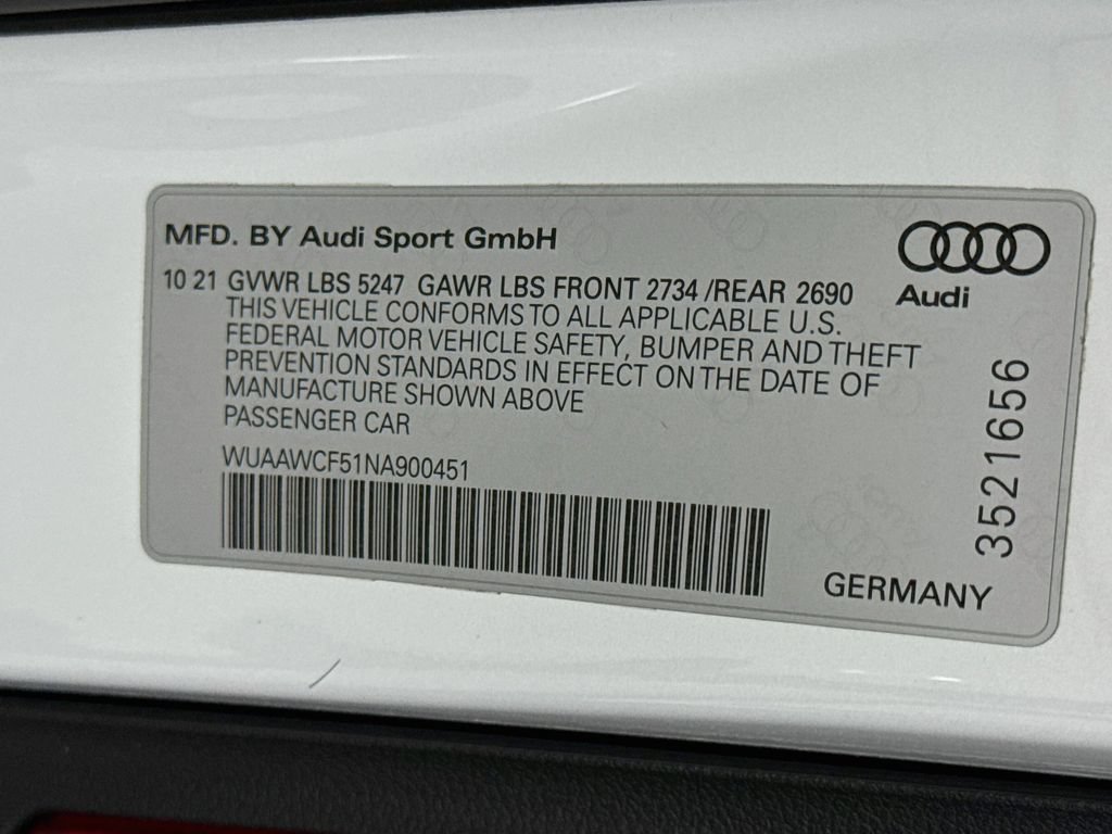 Used 2022 Audi RS 5 Sportback AWD/4WD image 34