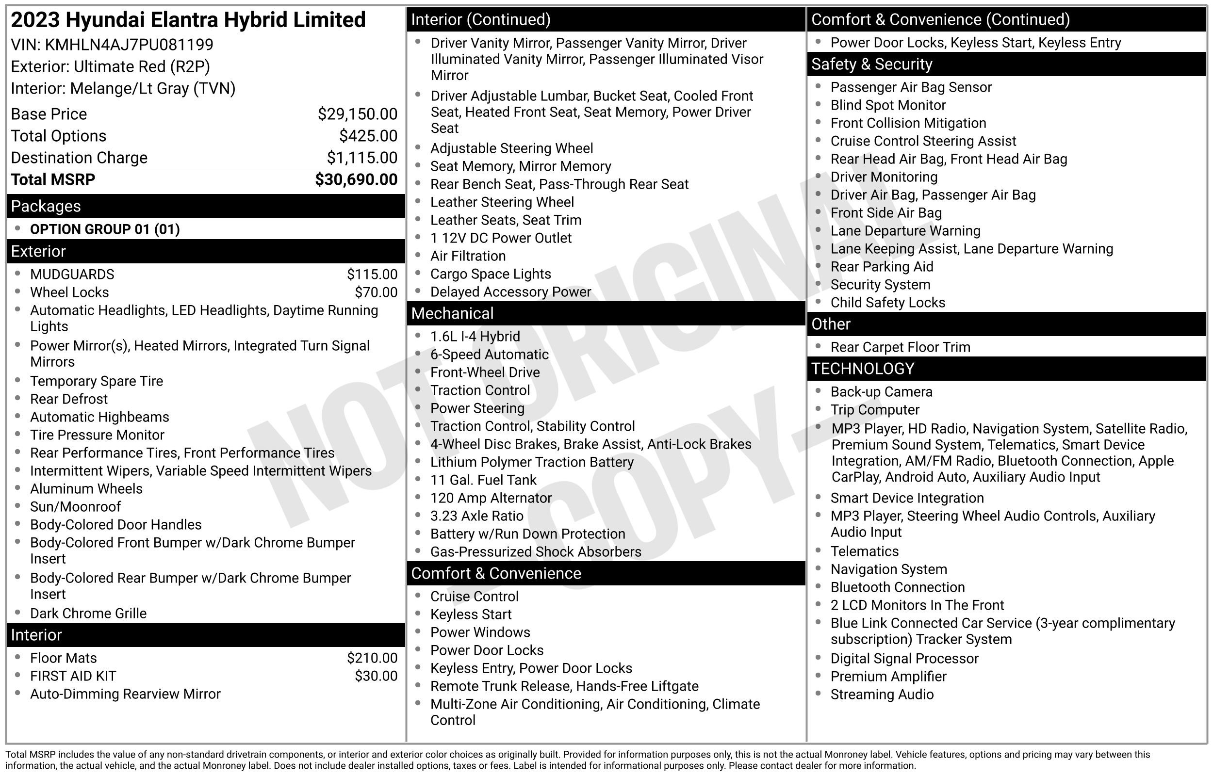 Certified 2023 Hyundai Elantra Limited FWD image 2