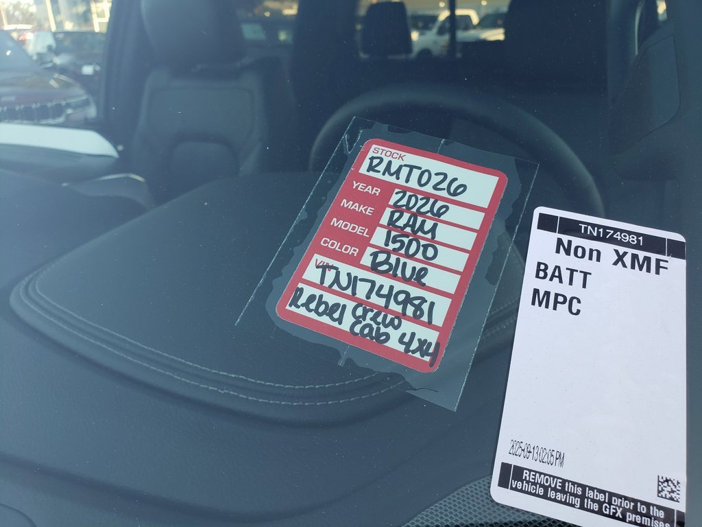 New 2026 RAM 1500 Rebel w/ Rebel Level 2 Equipment Group image 20