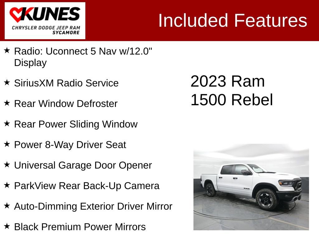 Used 2023 RAM 1500 Rebel w/ Rebel Level 1 Equipment Group image 4