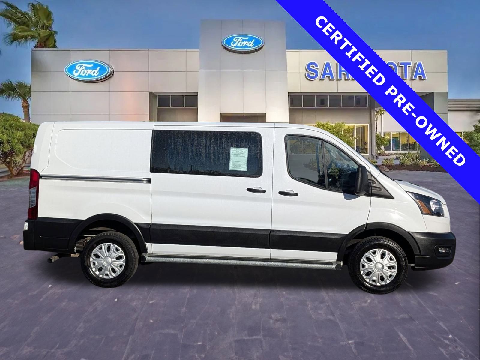Certified 2024 Ford Transit 250 Low Roof w/ Exterior Upgrade Package RWD image 1