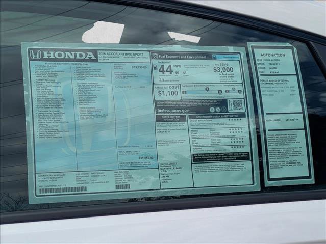 New 2026 Honda Accord Sport image 17