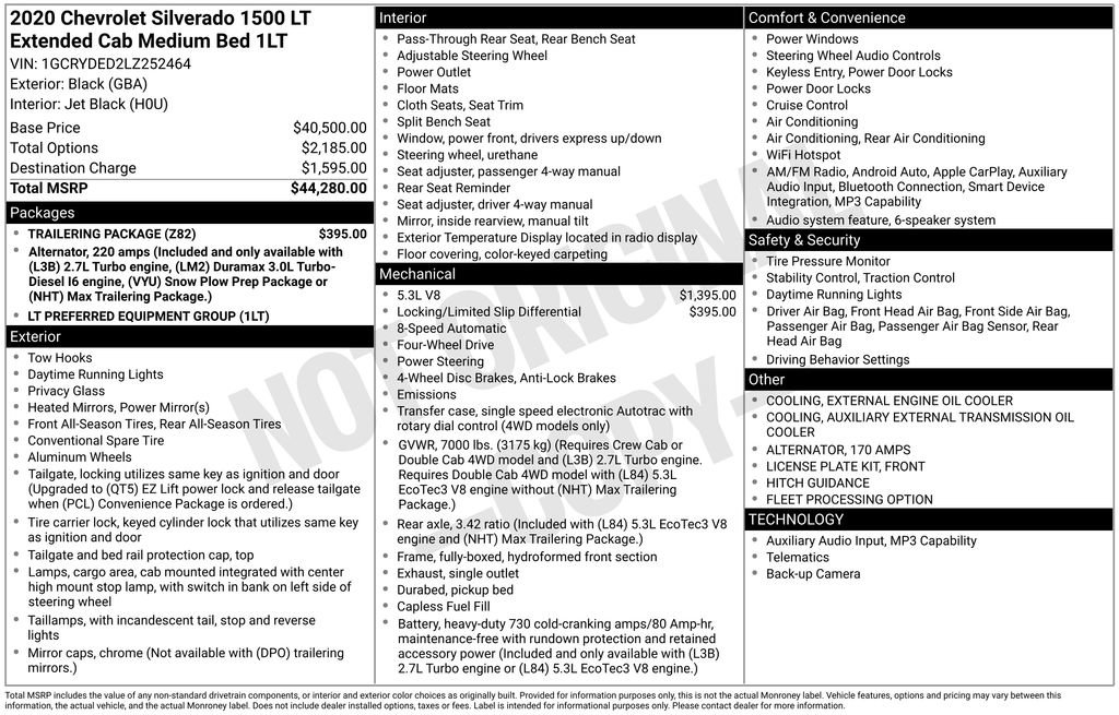 Used 2020 Chevrolet Silverado 1500 LT w/ Trailering Package image 6